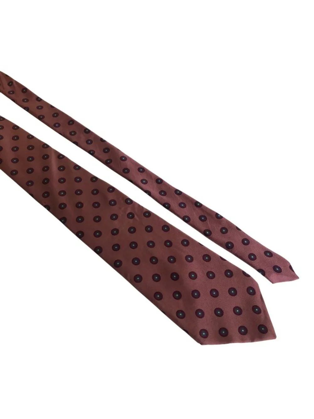 Giacomo Silk Tie Extra Long Pink Patterned Italy Accessory Office Formal Gift